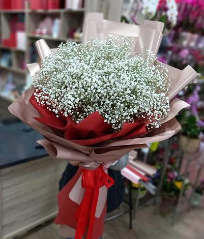 Букет цветов из: Гипсофила в Куруше