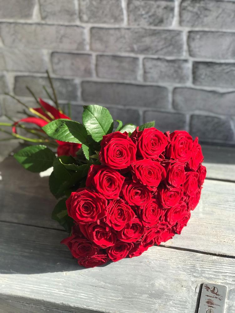 Букет Красные розы Фридом в Куруше