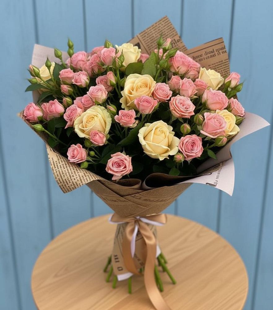 Букет цветов из: Розы в Куруше