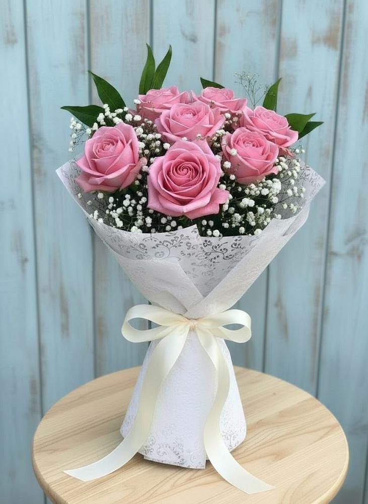 Букет цветов из: Розы в Куруше