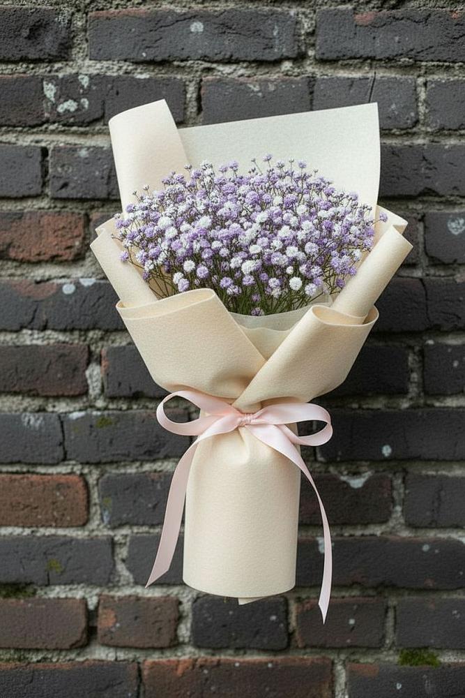 Букет цветов из: Гипсофила в Куруше