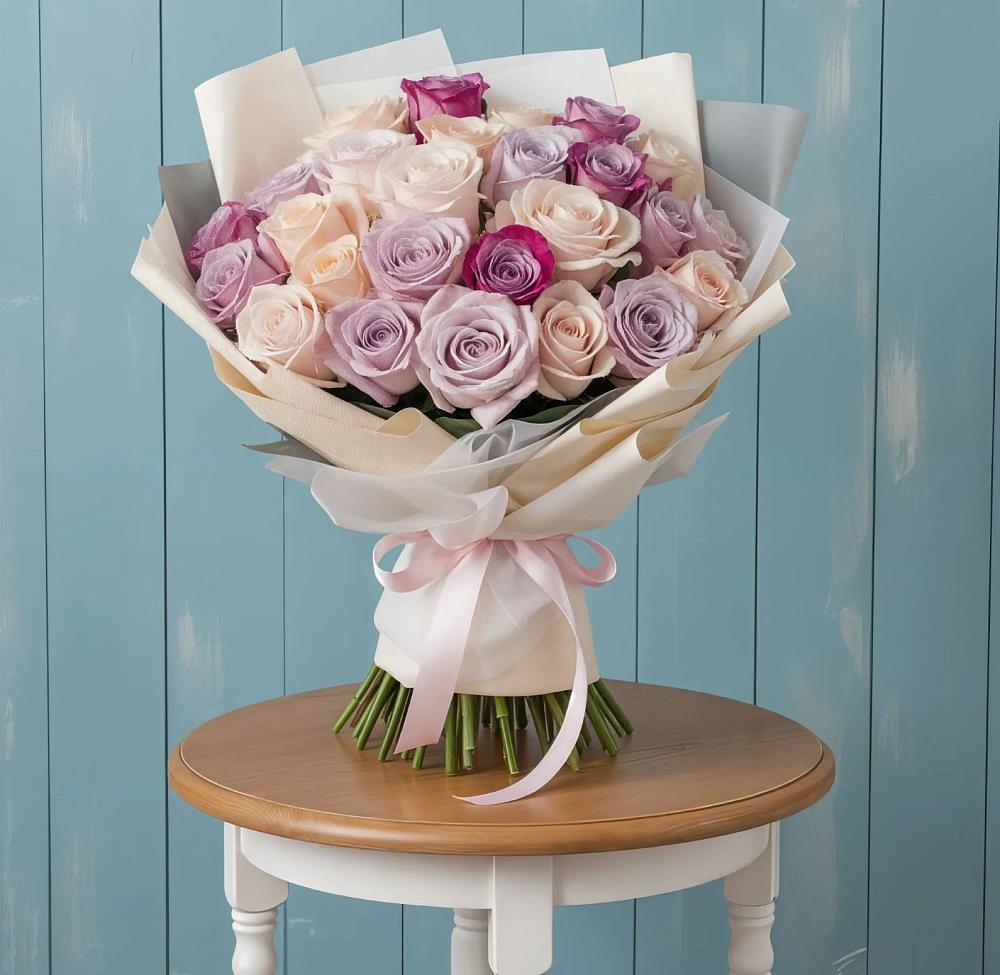 Букет цветов из: Розы в Куруше