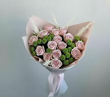 Букет цветов из:  Розы и Хризантемы #REPLACE_PRED# Куруше