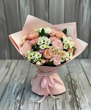 Букет цветов из:  Гвоздики, Розы и Хризантемы в Куруше