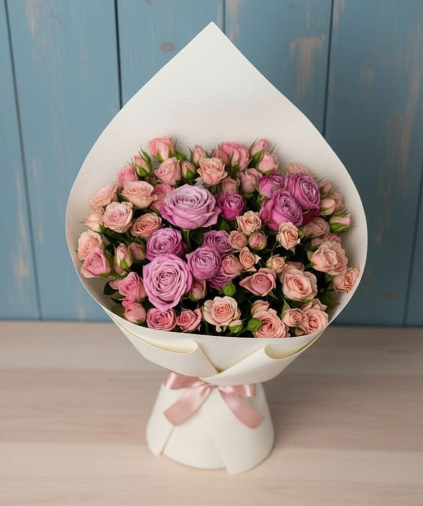 Букет цветов из: Розы в Куруше