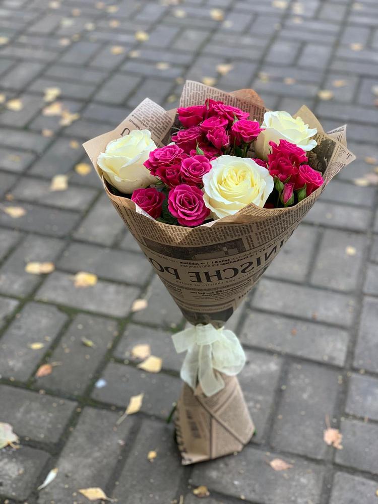 Букет цветов из: Розы в Куруше