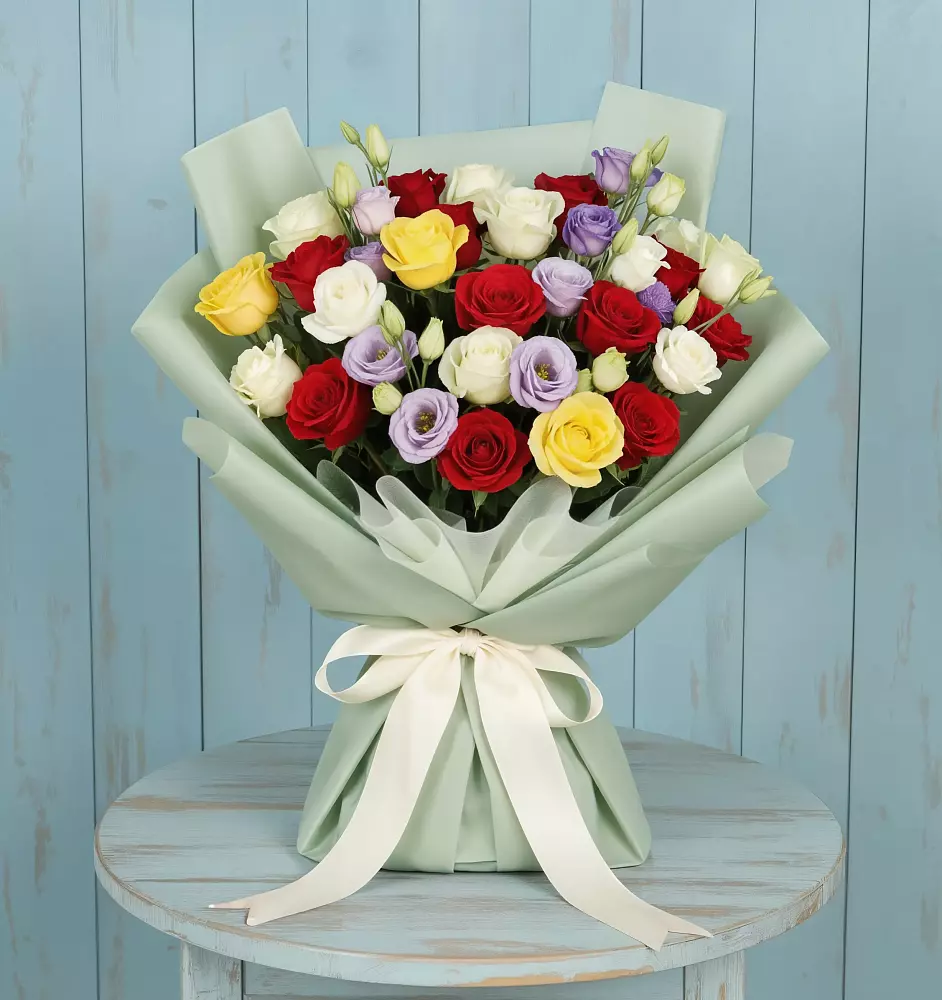 Букет цветов из: Розы в Куруше