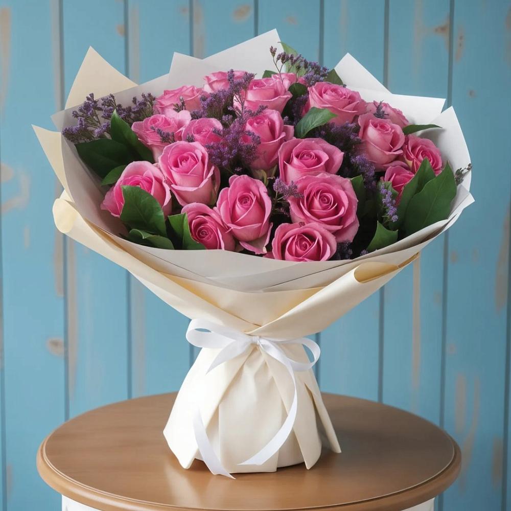 Букет цветов из: Розы в Куруше