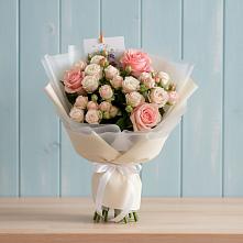 Букет цветов из:  Розы #REPLACE_PRED# Куруше