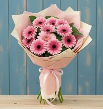 Букет цветов из:  Герберы #REPLACE_PRED# Куруше